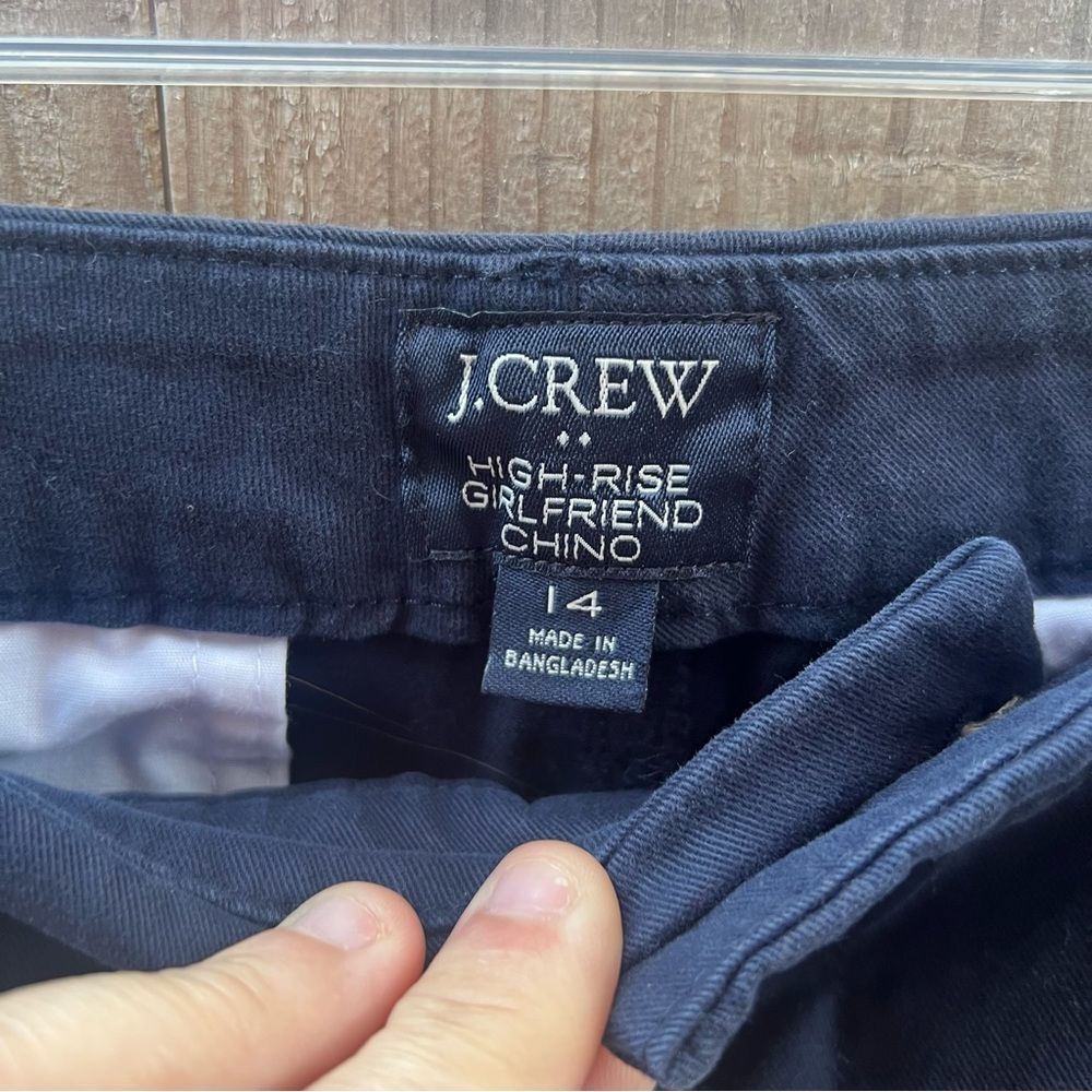 J. Crew Women’s Navy Chinos - Picture 2 of 3